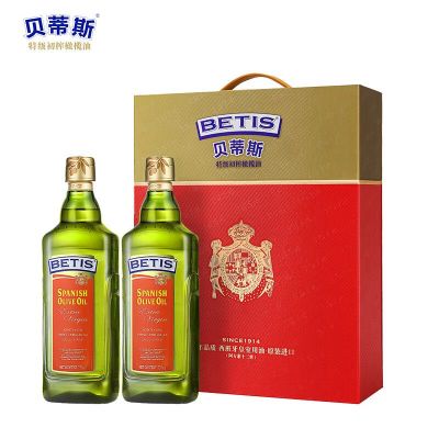 贝蒂斯(BETIS)特级初榨橄榄油礼盒(750ml*2)