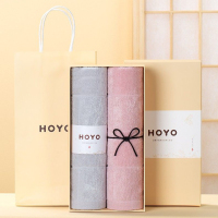 HOYO /JP8038 33*60cm 毛巾 2.00 条/盒 (计价单位:盒) 浅灰浅粉