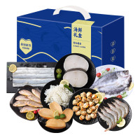鲜到鲜得 海鲜礼盒24K4款3500g