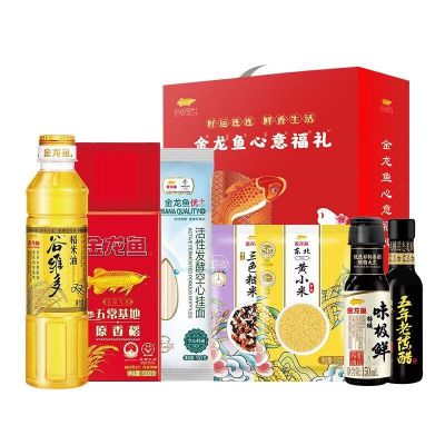 "金龙鱼惠众禄礼盒B款(950g+1100ml)