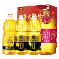 金龙鱼 金玉满堂食用油礼盒A款6.3L(金衣玉食1.8L+稻米油1.5L+葵花油1.5L+玉米油1.5L)