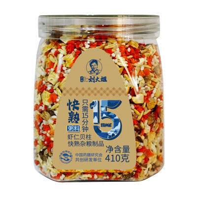 津城刘大姐 虾仁贝柱粥料(快熟杂粮制品)410g*2