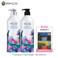 爱敬 可希丝 柔顺丝滑洗发水600ml+护发乳600ml[AEK41101]