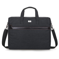 斯莫尔(SIMOER)SL-8145黑色手提包手拿商务公文包横款休闲包电脑包会议包出差包