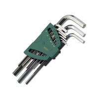 世达 12件英制加长球头内六角扳手组套