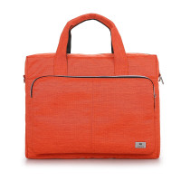 斯莫尔(SIMOER)SL-8139橘色大容量商务防水15.6寸电脑包牛津布公文包手提业务包