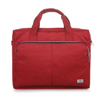 斯莫尔(SIMOER)SL-8139红色大容量商务防水15.6寸电脑包牛津布公文包手提业务包