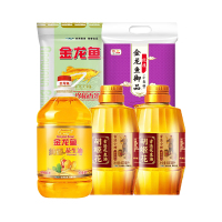 金龙鱼/胡姬花 米面油套餐5.8+10kg