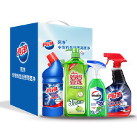 威露士厨卫清洁套装ZS354(500ml+1L+350ml+1.28kg)