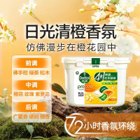 滴露4合1除菌洗衣凝珠50颗600g日光清橙