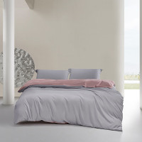 水星家纺 纯色磨毛四件套 — 烟雨予诗