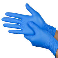爱马斯一次性丁晴手套蓝色、材质丁晴、100只/盒(单位:盒)