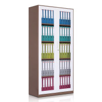 GRANDMEY广美 通玻凭证柜 900*400*1850mm HX-K14