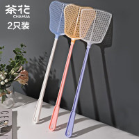 茶花 苍蝇拍不烂打蚊子塑料长柄拍蚊子灭蚊蝇神器3只 1705*3