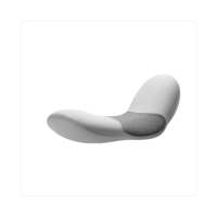 佳奥(JAGO)3D小白鲸护腰垫软垫麻灰色21*20*12cm×1只