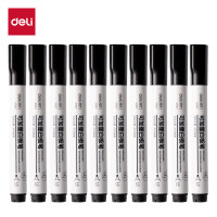 得力(deli)S507白板笔(黑)10支/盒x3盒x1组