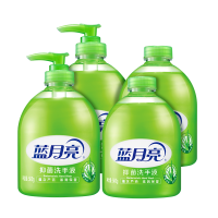 蓝月亮 抑菌洗手液500g+500g补充装 4瓶x1组