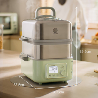 北鼎G56A/021多功能电蒸锅 标准配件: 陶瓷白盘&双玻璃炖盅