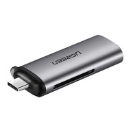 绿联 50704 USB-C多功能读 卡器 黑色 (1)个