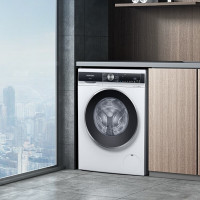 西门子10KG大容量变频滚筒洗衣机 WB45UM000W+北鼎反渗透即热净饮机 SP551