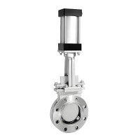 SGNFAFM 气动薄型闸阀 1.0MPa DN100 PZ673H-10C 单位:只