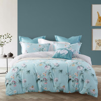 梦洁家纺纯棉印花四件套:芳芷200*230cm