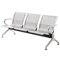 震怡 工作椅 不锈钢排椅 三人座 1750mm×650mm×780mm