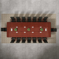 震怡会议桌5m×1.6m×0.8m