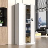 震怡电子保密柜密码柜档案柜资料柜钢制密码锁办公文件柜电子锁铁皮柜 通体(无抽)国保锁