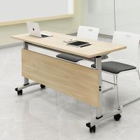 震怡培训桌椅双人员工办公桌学生长条桌折叠培训会议桌 1600*600mm折叠培训桌