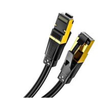 山泽(SAIZHE)七类双屏蔽网线 黑色10米 RJ7100H