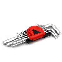 捷科 球头镀铬加长10支套装 BM-C10