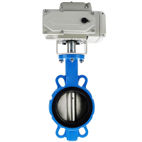 SGNFAFM 电动对夹式蝶阀 1.0MPa DN80 D971X-10Q