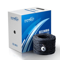 讯博士 CWS305MA 超五类室外双护套 305米/箱 网线 305.00 米/箱 (计价单位:箱) 黑色