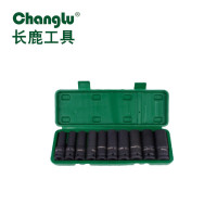 长鹿 10件 12.5mm系列加长风动套筒组套