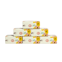 清风 繁花系列 3层100抽6连包软抽纸AR62TMS3