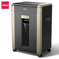 得力(deli) GA703 5级 单次8张 23L 30分钟 可碎卡和CD 碎纸机 (计价单位:台) 黑色