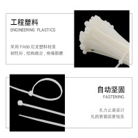 晨潞电子 CLU-FX006 250个/包 国标扎带 (计价单位:包) 黑/白色