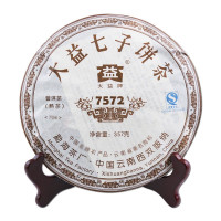 大益普洱熟茶金装7572经典配方陈香浓郁健康养生精选原料