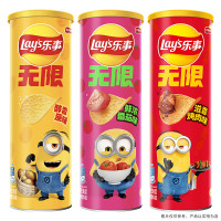 乐事 104g*3组合装 番茄+原味+烤肉 无限薯片 (计价单位:组)