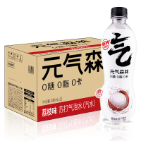 元气森林 480mL*15瓶 荔枝味气泡水 白 (计价单位:箱)