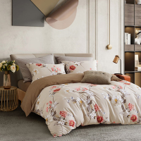 梦洁家纺纯棉印花四件套:漫雅200*230cm 1010189093