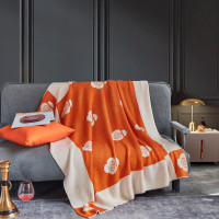 洁丽雅 ins风北欧提花针织毯 CP1013印象