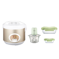 荣事达涮烤一体机+绞肉机+乐美雅柯朗保鲜盒2件套X1243