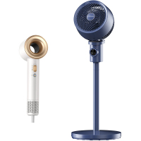 荣事达立式循环扇+高速中空电吹风套装