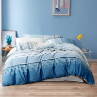 富安娜磨毛抗菌四件套/漫游天际203*229cm(单位:套) 蓝色