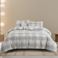 红秀世纺 全棉斜纹四件套 雅格 200×230(cm)HX2503-C001