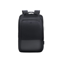 爱华仕(OIWAS)商务通勤15.6英寸 双肩包 耐磨防泼 外置USB充电口 可充电 OCB4915黑色