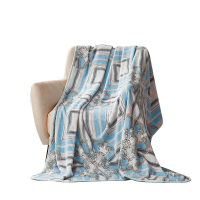 富安娜 双人单层法兰绒毯 布鲁斯150*200cm