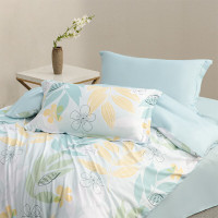 水星家纺 花舞青春三件套(抗菌)120cm×200cm 磨毛125960